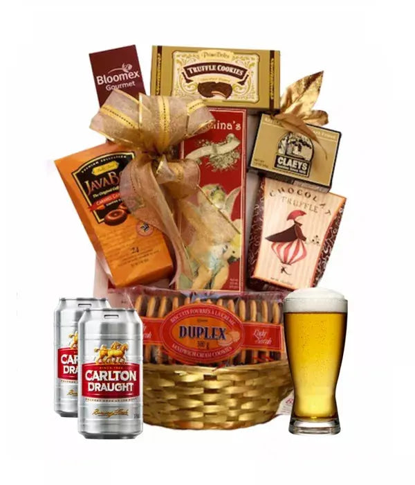Beer & Nibbles Basket From You Flowers Aus