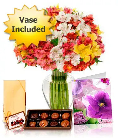 peruvian lilies care package — Kookaburra Song From You Flowers Aus