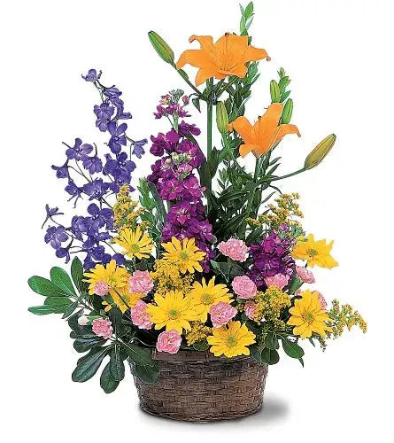 Basket of Mixed Flowers From You Flowers Aus