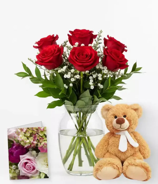 Waltzing Matilda Just Because Roses Bouquet with Beer Sunshine Coast