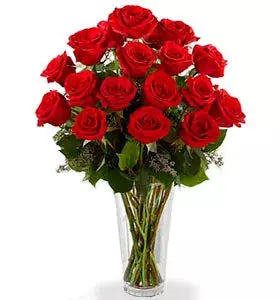 Passionate Red Roses 18 Long Stemmed From You Flowers Aus