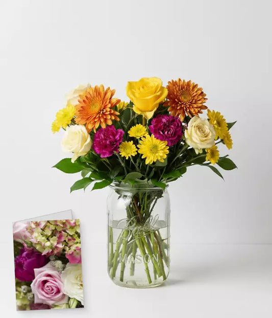 Blooming Glory in Mason Jar