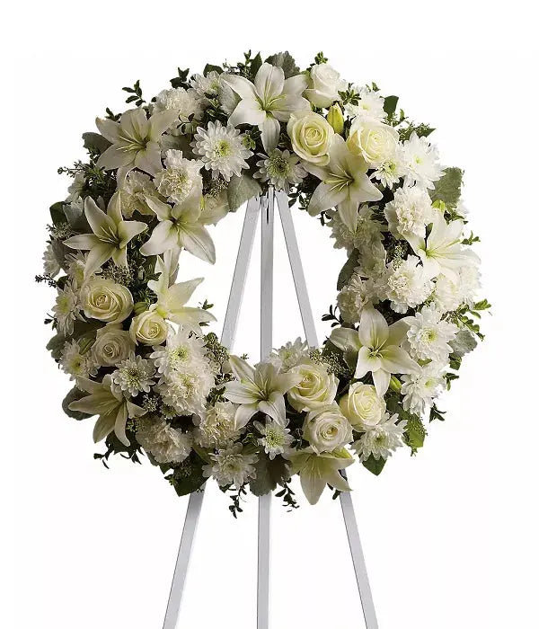 Classic Sympathy Wreath From You Flowers Aus