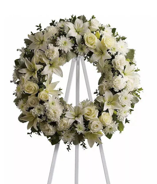 Classic Sympathy Wreath From You Flowers Aus