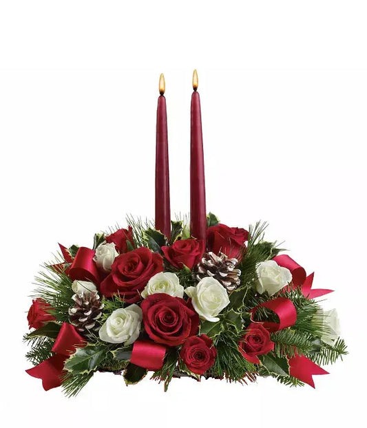 Colours of Christmas Centrepiece From You Flowers Aus