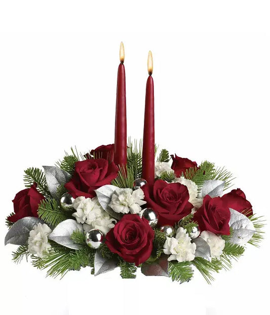 Sparkle of Christmas Centrepiece From You Flowers Aus