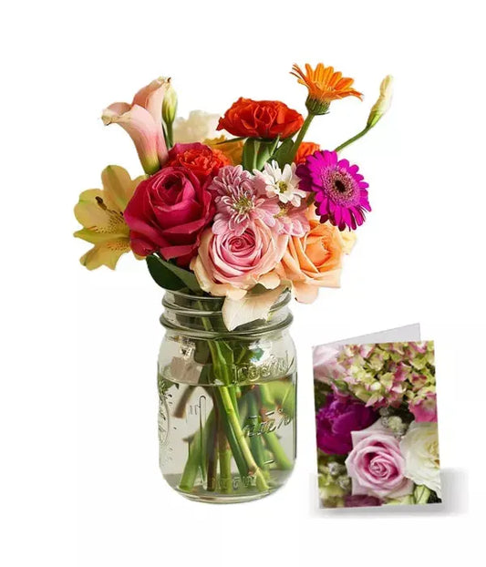 Designer Collection Mason Jar From You Flowers Aus
