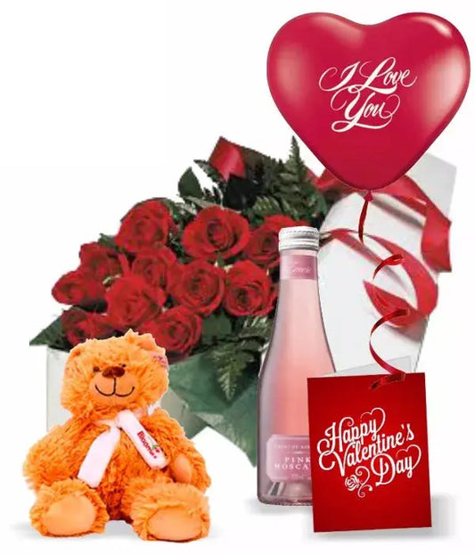 Dozen Boxed Red Roses Combo From You Flowers Aus