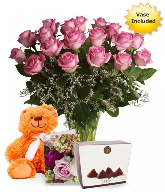 Glass Vase From You Flowers Aus