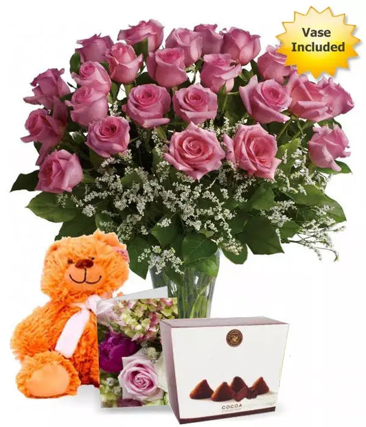 Glass Vase From You Flowers Aus