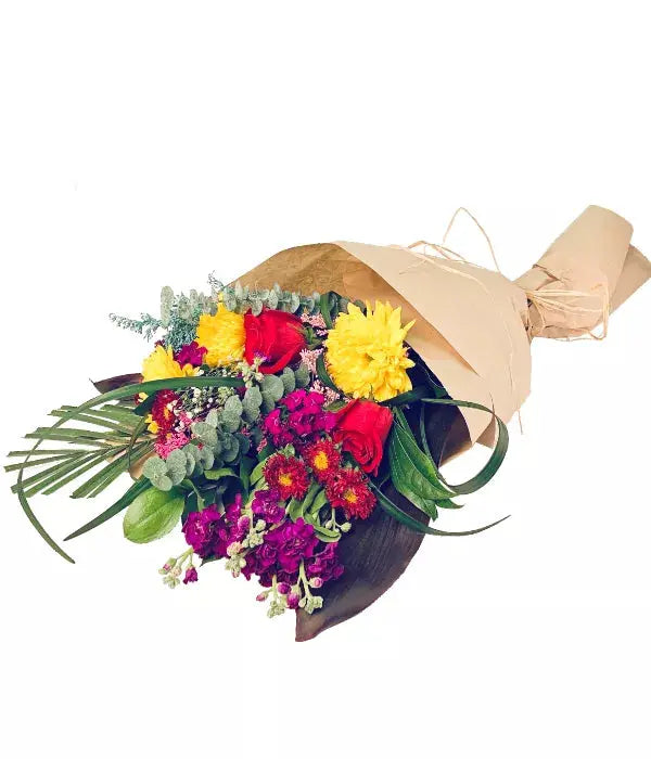 Brown Craft Paper Wrap From You Flowers