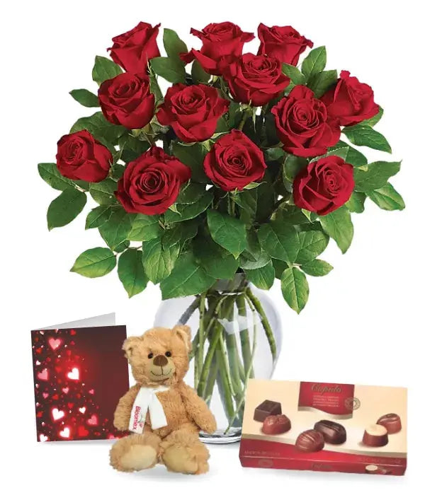 Sweetheart Roses : Dozen Red From You Flowers Aus