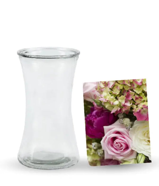 Glass Vase Clear From You Flowers