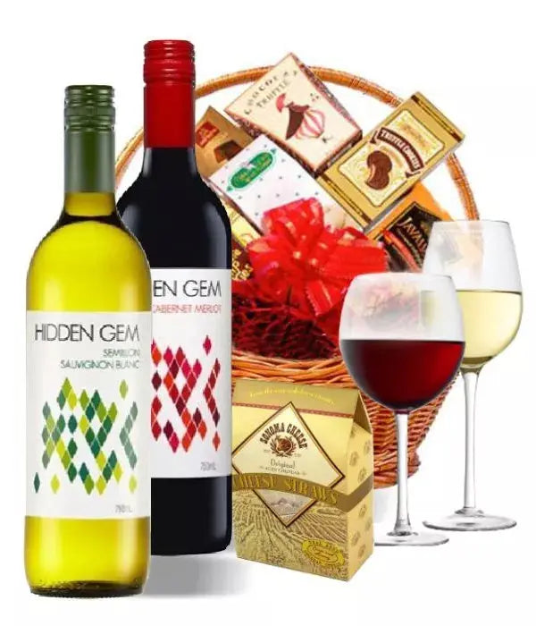 Wine Lovers Basket From You Flowers Aus